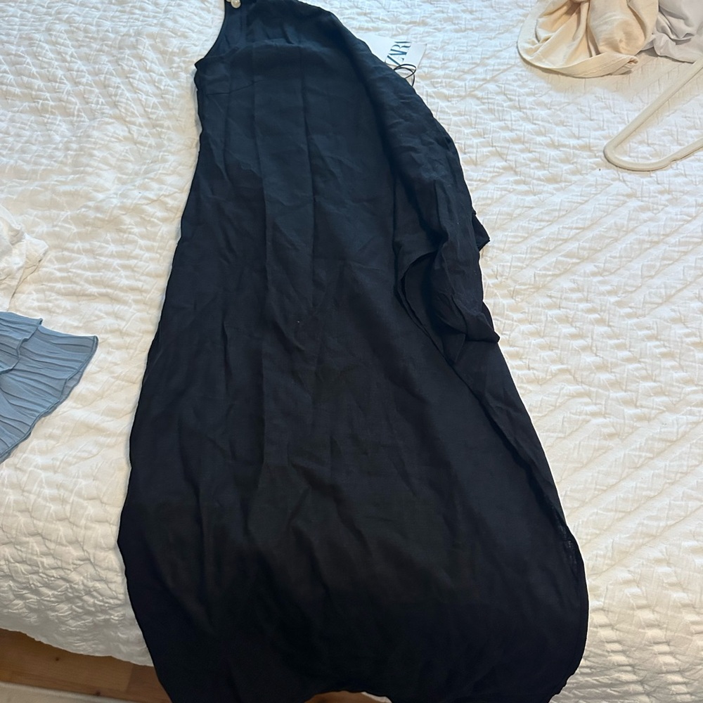 Zara Black One Shoulder Cover up